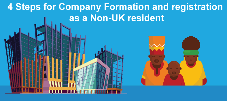 4 Steps for Company Formation and Registration as a Non-UK Resident