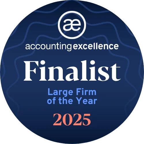 Accounting Excellence Large Firm of the Year Finalists 2025